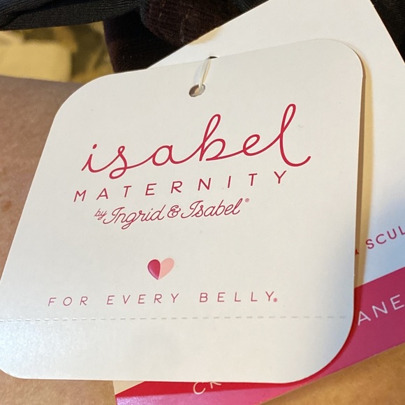 New Isabel maternity pants size 4/27R 29” crossover panel. Burgen - Picture 7 of 13